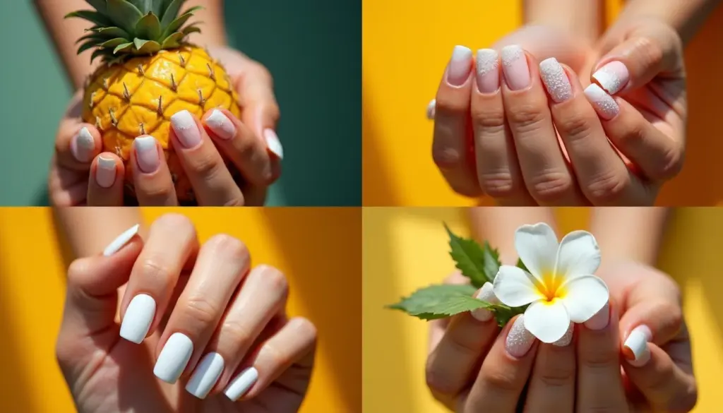 59 Ideias de Unha de Gel Redonda Branca Para Você Usar e Abusar