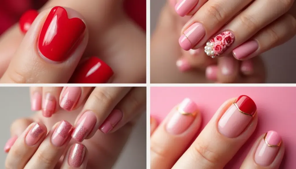 35 Ideias de Unha Dia dos Namorados: Românticas, Minimalistas e Fáceis