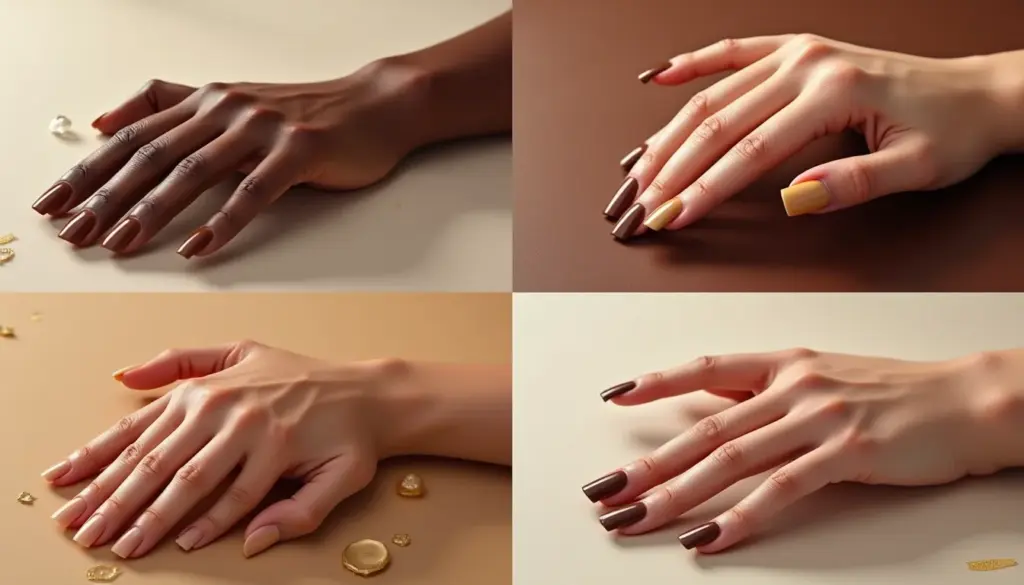 36 Ideias de Unha Marrom em Gel Para Um Visual Sofisticado em 2026