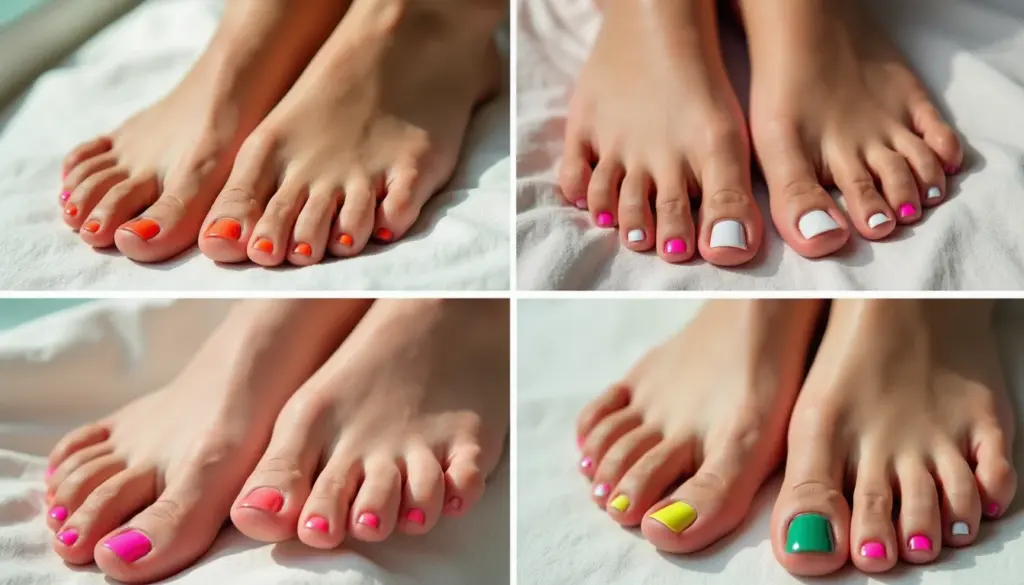 32 Ideias de Unha Pintada do Pé Para Durar 15 Dias Sem Descascar