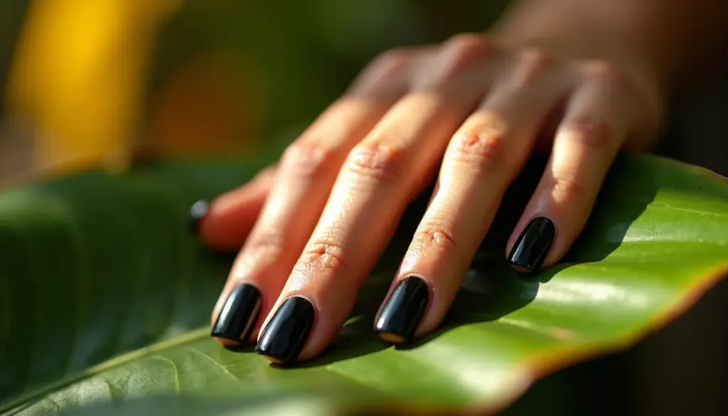 Unha Preta Simples: 50 Ideias Elegantes e Atuais para Arrasar