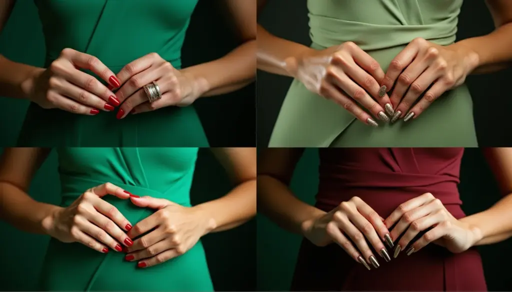 65 Ideias de Unha Que Combina Com Vestido Verde Para Arrasar em 2025
