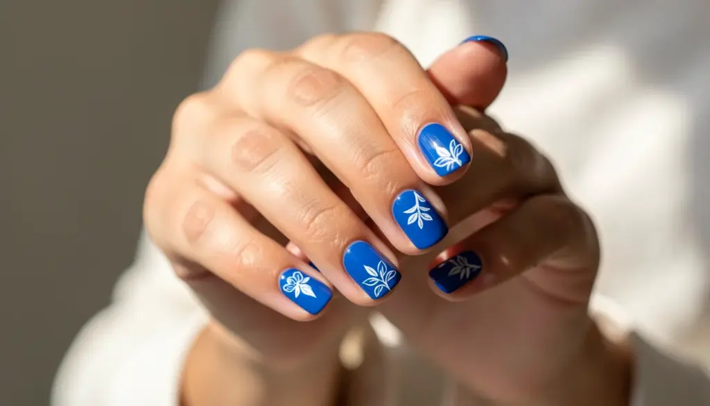 34 Unha Redonda Decorada Azul: Inspirações 2026 Que São Pura Elegância 34 Unha Redonda Decorada Azul: Inspirações 2026 Que São Pura Elegância