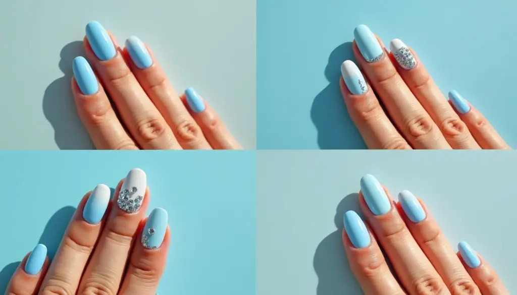 70 Ideias de Unha Stiletto Azul Bebe Para Arrasar em 2026