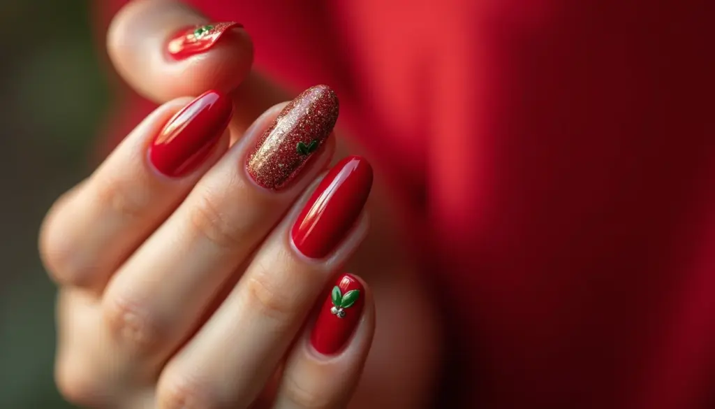33 Unha Vermelha Decorada Natal: Ideias Fáceis e Chic para 2026 33 Unha Vermelha Decorada Natal: Ideias Fáceis e Chic para 2026